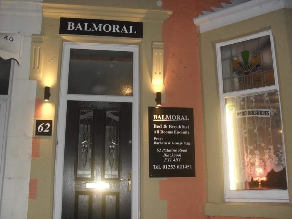 Balmoral Guest House Blackpool Eksteriør billede